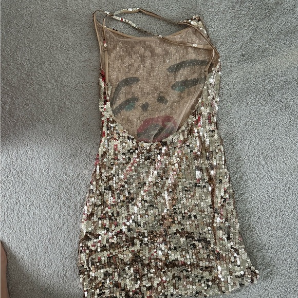 RARE!!! Betsey Johnson Marilyn Monroe sequin dress!!!!!! - Picture 4 of 6